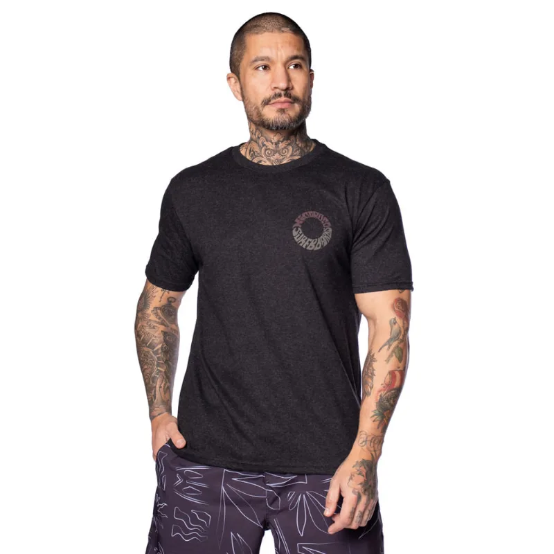 Camiseta Masculina Nico Boco Básica com Estampa Preto Mescla - G