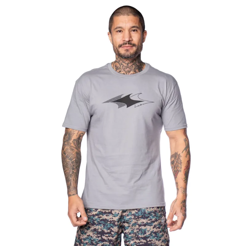 Camiseta Masculina Nicoboco Básica com Estampa Cinza - M
