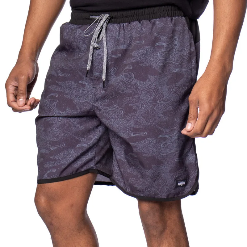 Short Masculino Nicoboco Tactel Estampado Preto - GG
