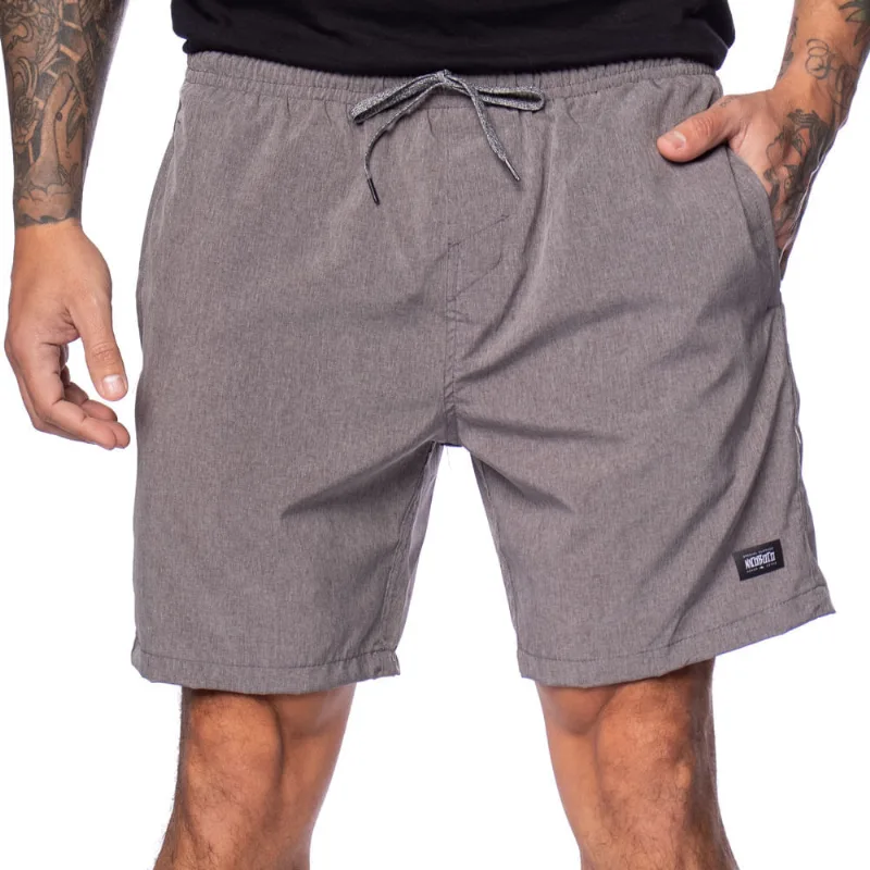 Short Masculino Nico Boco Liso Cinza - G