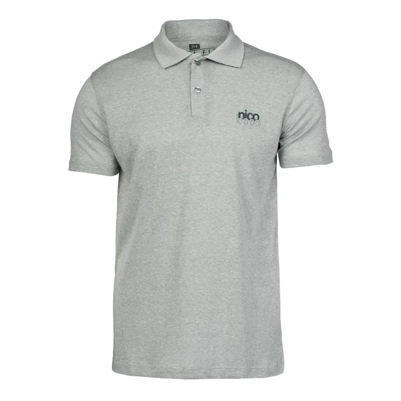 Camisa Polo Masculina Nicoboco Slim Fit Logo Verde - M