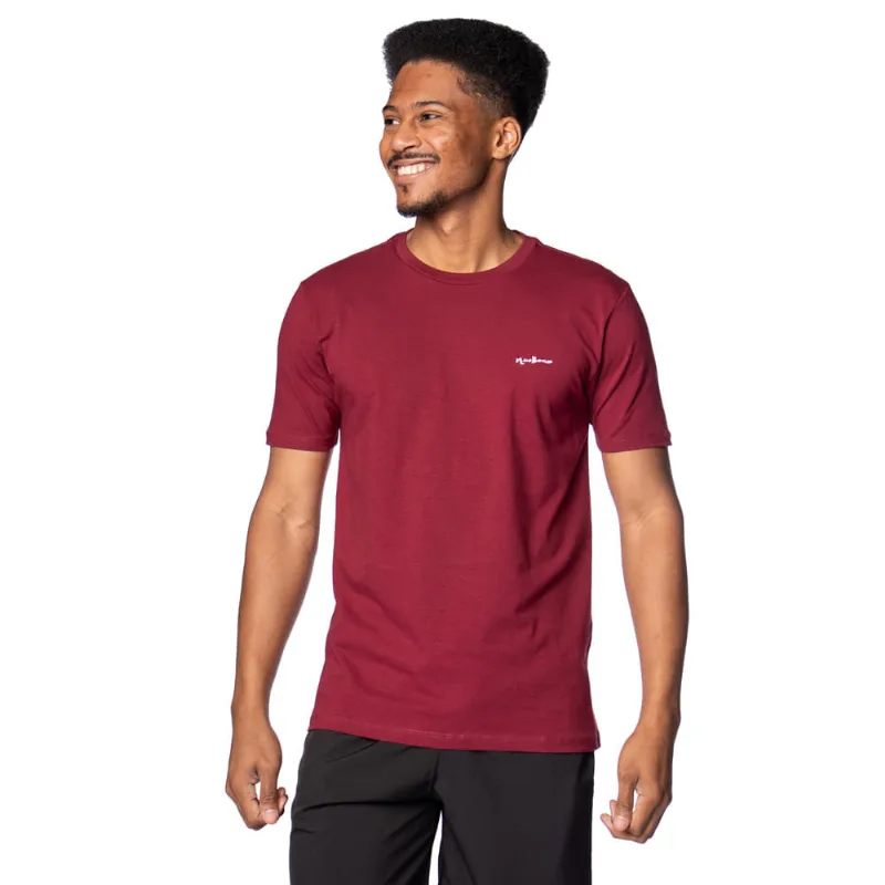 Camiseta Masculina Nicoboco Básica Stretch Vinho - G