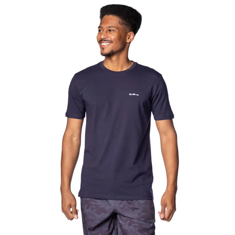 Camiseta Masculina Nicoboco Básica Stretch Marinho - G