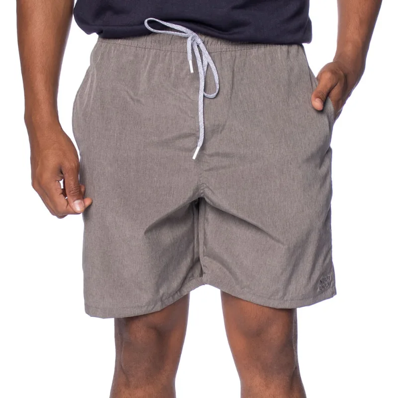 Short Masculino Nicoboco Estampa Lisa Cinza Mescla Escuro - M