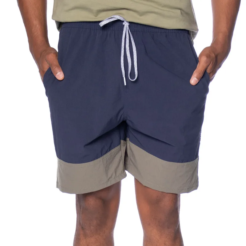 Short Masculino Nicoboco Detalhe Logo Marinho/Verde - G