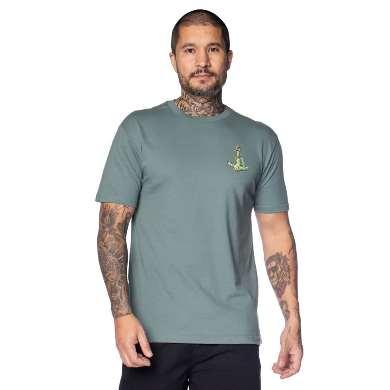 Camiseta Masculina Nicoboco Logo Frontal Verde - GG