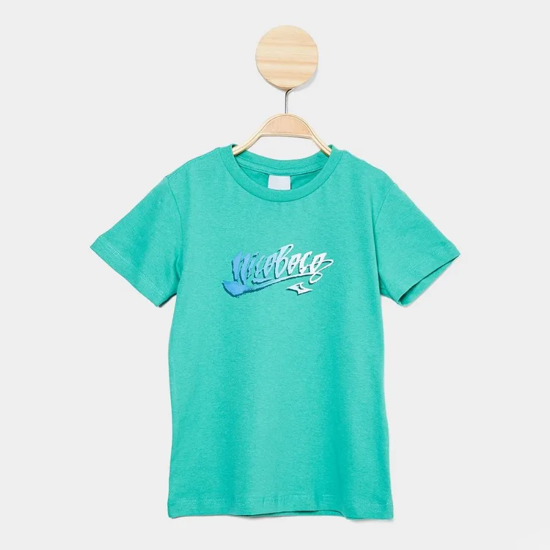 Camiseta Infantil Nicoboco Básica Menino - Menino - Verde