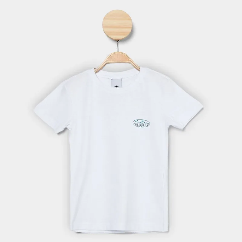 Camiseta Infantil Nicoboco Básica Salv Menino - Menino - Branco