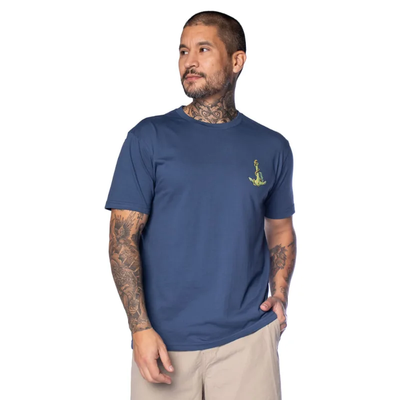Camiseta Masculina Nicoboco Logo Frontal Azul Escuro - M