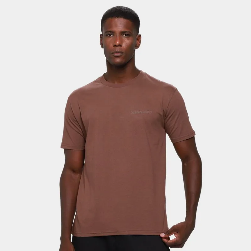 Camiseta Nicoboco Fins Masculina - Masculino - Marrom