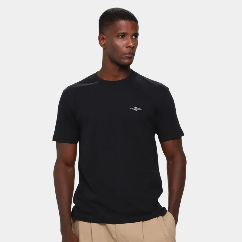 Camiseta Nicoboco Pitt Masculina - Masculino - Preto
