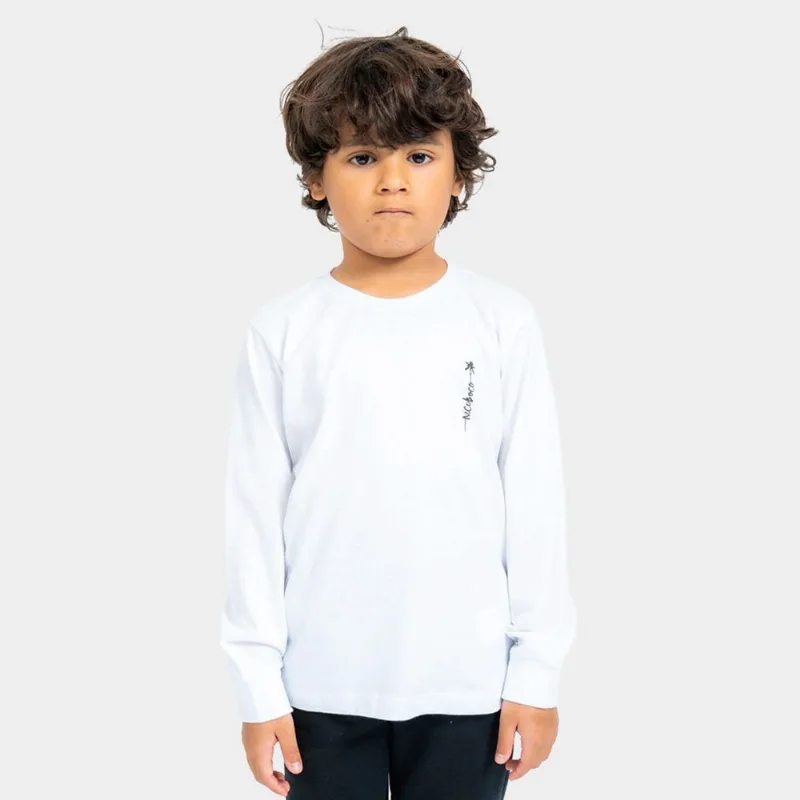 Camiseta Manga Longa Infantil Nicoboco Melody - Unissex - Preto