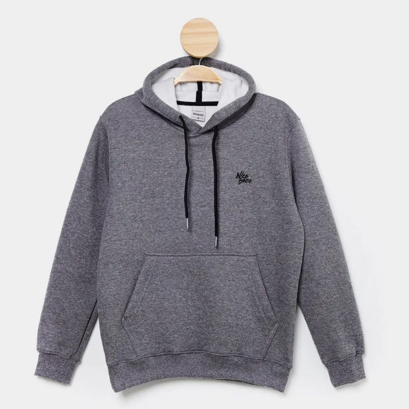 Moletom Infantil Nicoboco Kiro Menino - Menino - Cinza