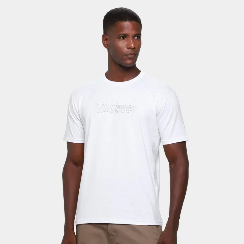 Camiseta Nicoboco Just Masculina - Masculino - Branco