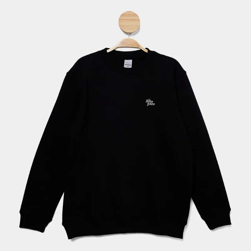 Moletom Infantil Nicoboco Koa Menino - Menino - Preto