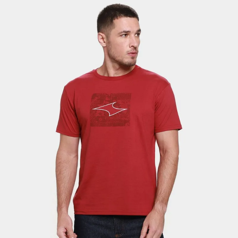 Camiseta Nicoboco Básica Concave Masculina - Masculino - Vinho