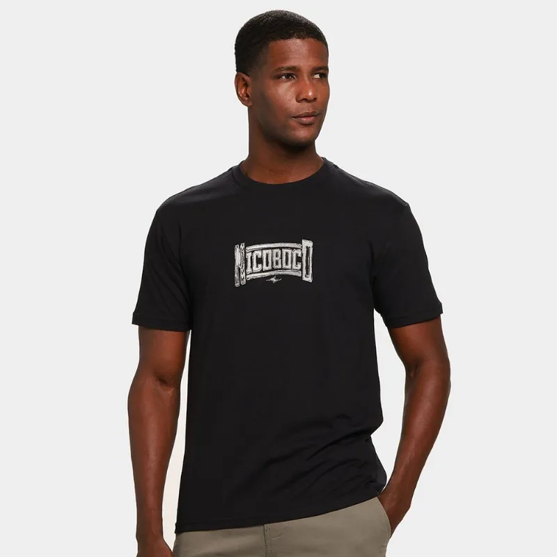Camiseta Nicoboco Básica Parrot Masculina - Masculino - Preto