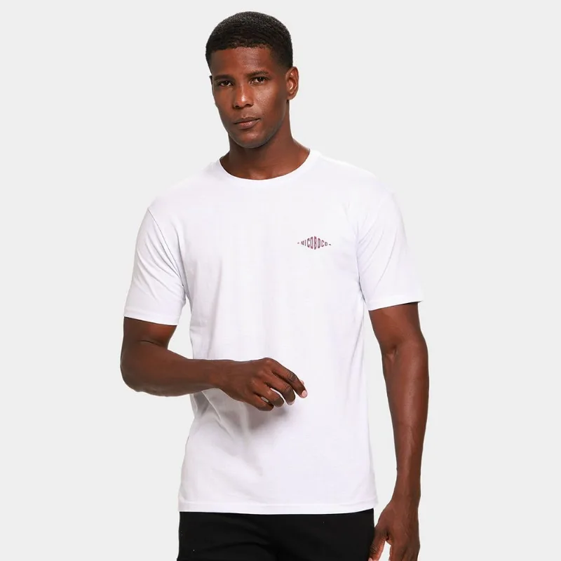 Camiseta Nicoboco Básica Triangle Masculina - Masculino - Branco