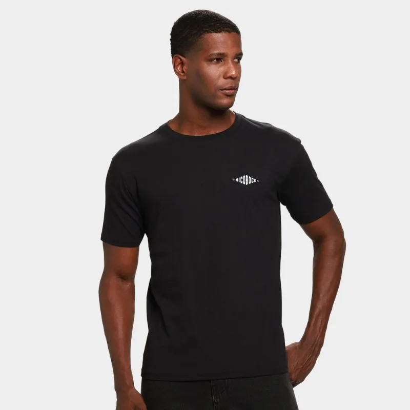 Camiseta Nicoboco Básica Triangle Masculina - Masculino - Preto