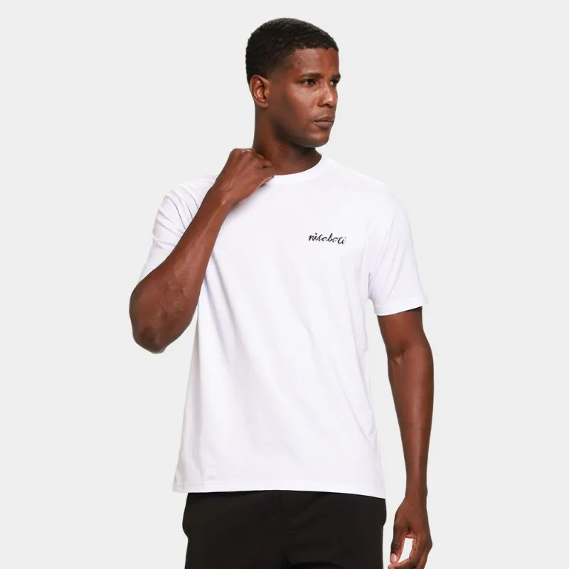 Camiseta Nicoboco Básica Leash Masculina - Masculino - Branco