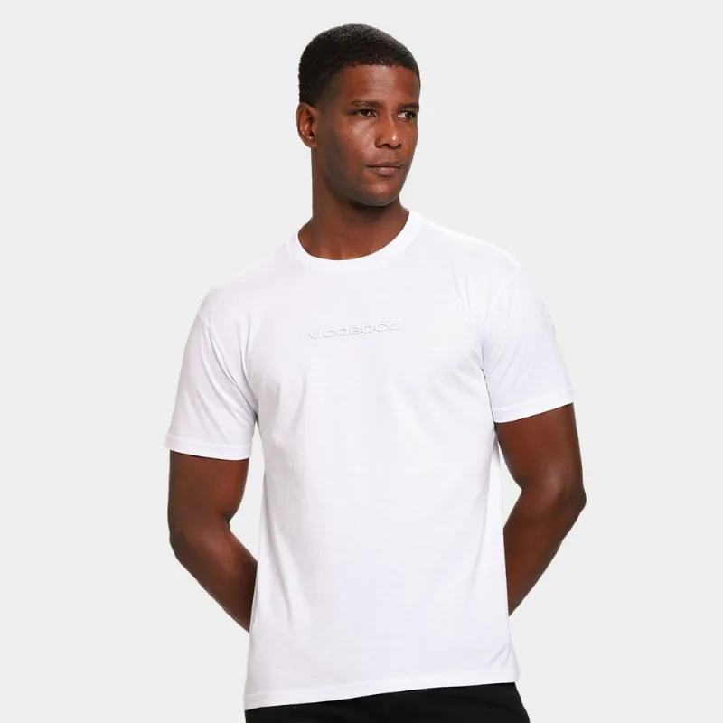 Camiseta Nicoboco Básica Tail Masculina - Masculino - Branco
