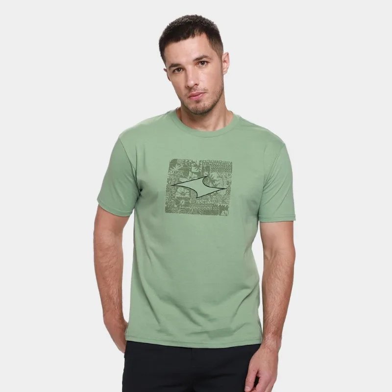 Camiseta Nicoboco Básica Concave Masculina - Masculino - Verde