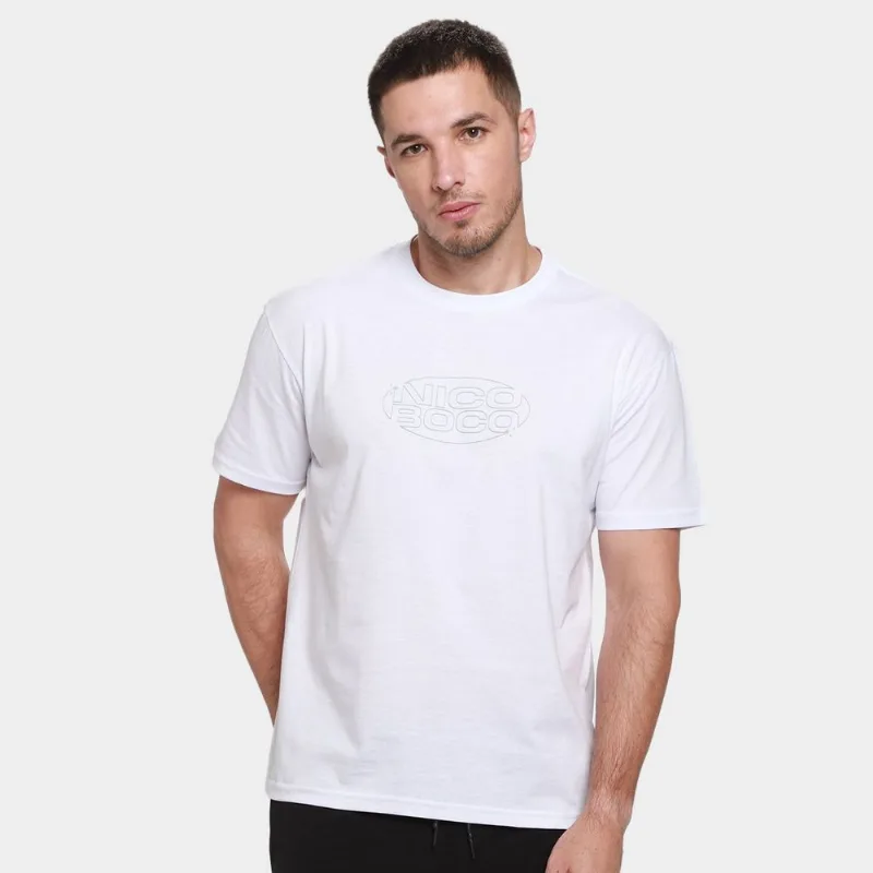 Camiseta Nicoboco Básica Epoxy Masculina - Masculino - Branco
