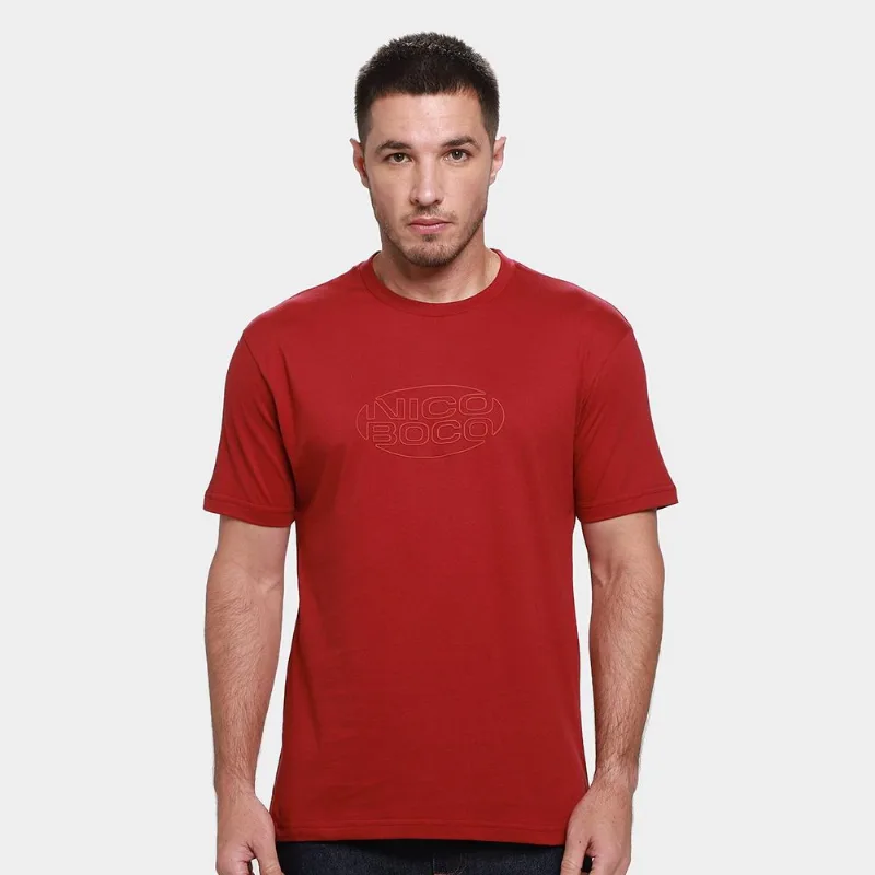 Camiseta Nicoboco Básica Epoxy Masculina - Masculino - Vinho