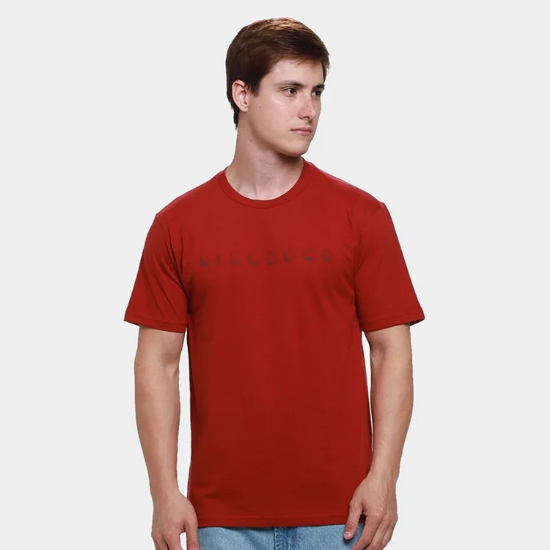 Camiseta Nicoboco Wezzy Masculina - Masculino - Ferrugem