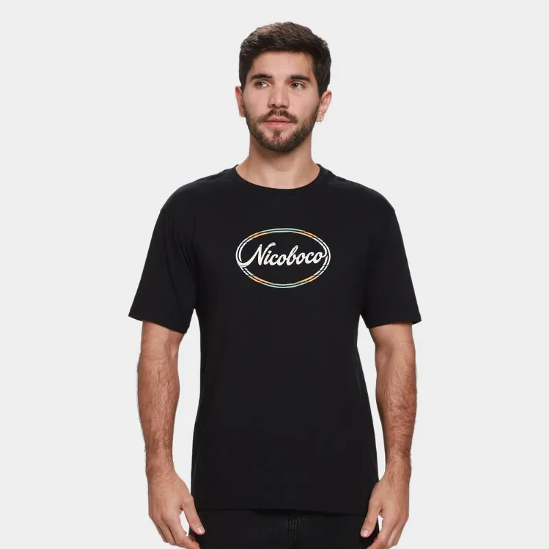 Camiseta Nicoboco Cosmos Masculina - Masculino - Preto