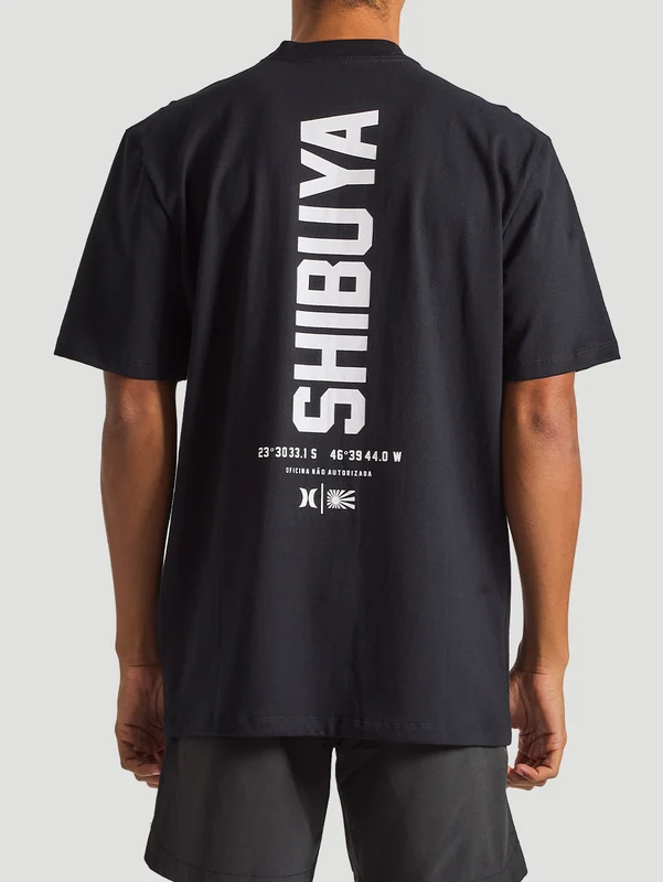 Camiseta Especial Hurley Brand Preto M / PRETO