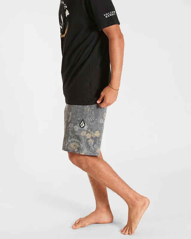 Boardshort Volcom Be Hero Cinza 44 / PRETO