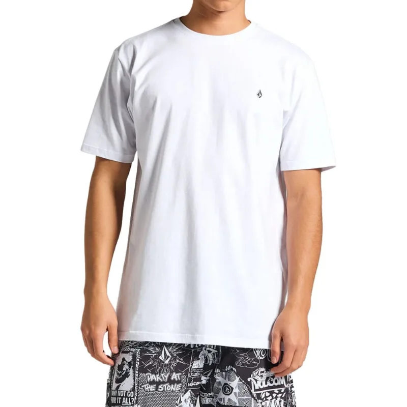Camiseta Plus Size Volcom Stone Blanks Branca