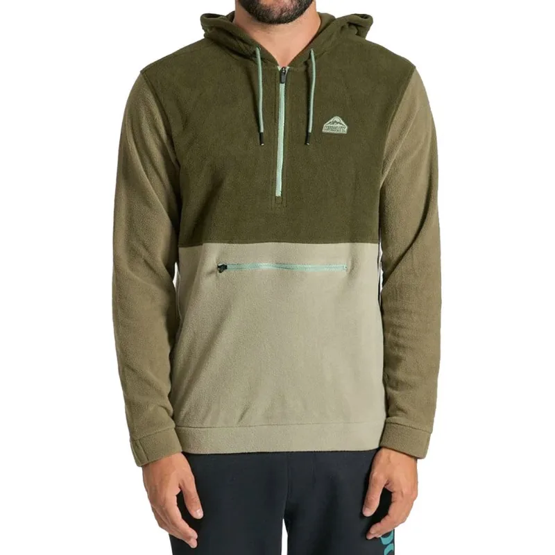 Moletom Canguru Hurley Summit Windchill Verde