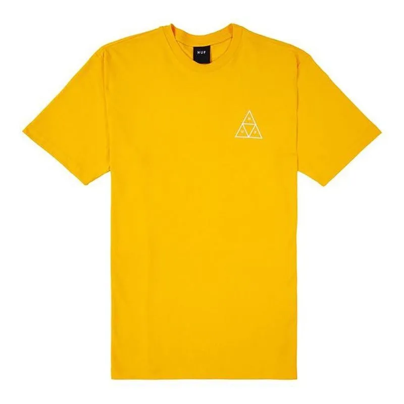 Camiseta Huf Essentials TT Masculina Amarelo P / amarelo