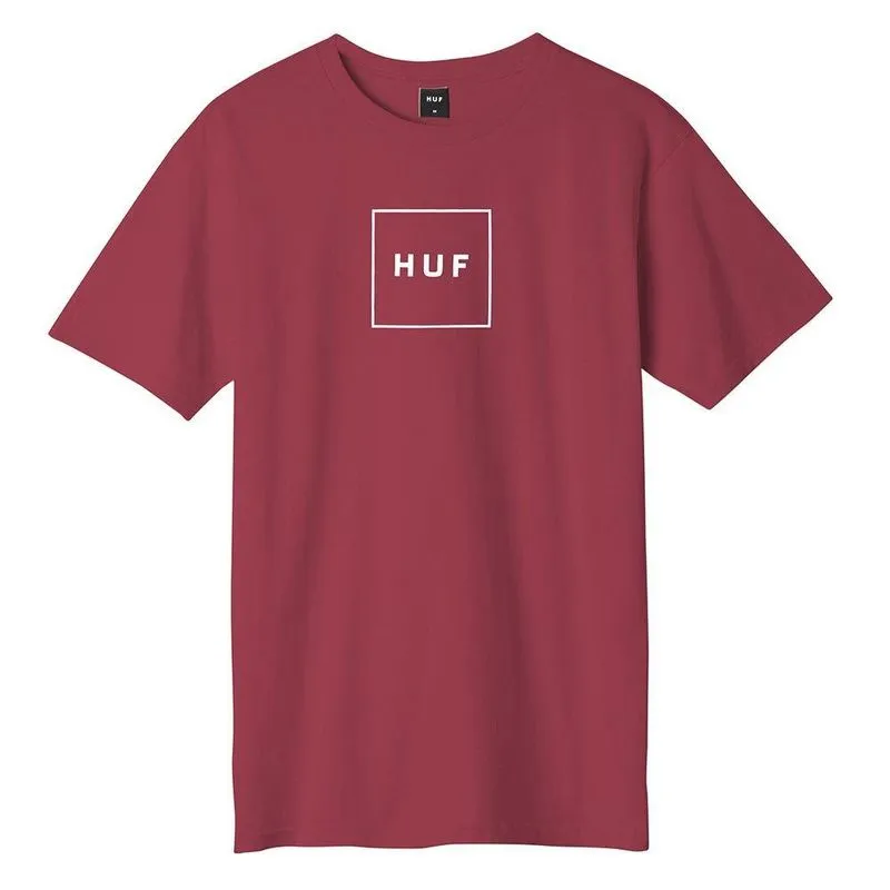 Camiseta Huf Essentials Box Logo Masculina Vermelho M / vermeho