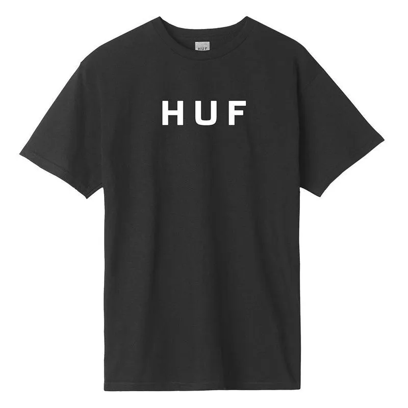Camiseta Huf Essentials OG Logo Masculina Preto G / preto