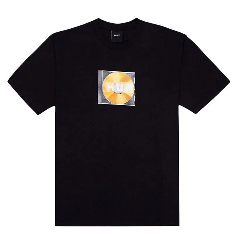 Camiseta Huf Mix Box Logo Masculina Preto G / preto