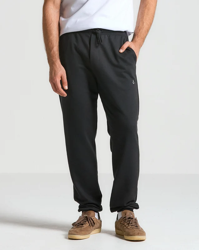 Calça Moletom Volcom Single Stone Preta P / PRETO