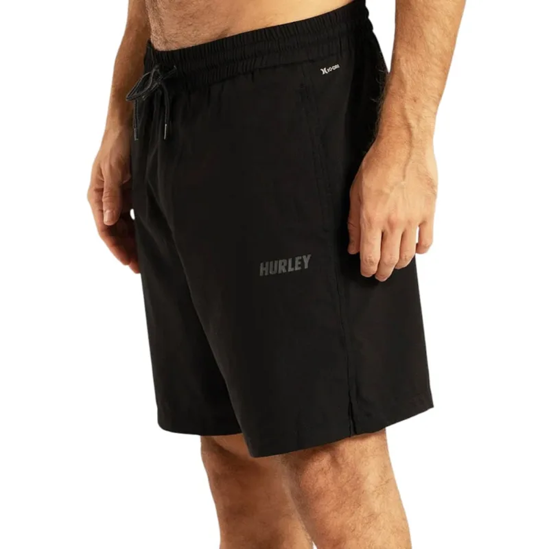Bermuda Hurley Shorts Volley H2o-dri Trek Preto