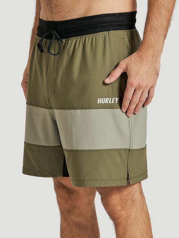 Shorts Hurley Explore Phantom Trek II Apex 17,5" Verde M