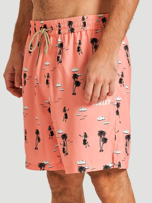 Shorts Hurley Explore H2O - DRI Phantom + Trek II 17,5" Rosa P / ROSA