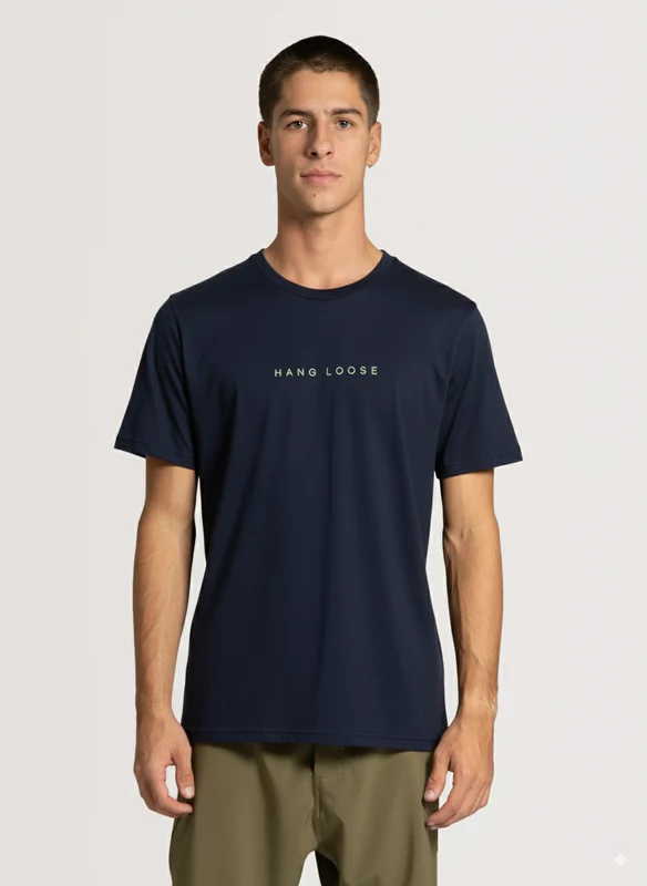 Camiseta Especial Hang Loose Institution Marinho GG2 / MARINHO