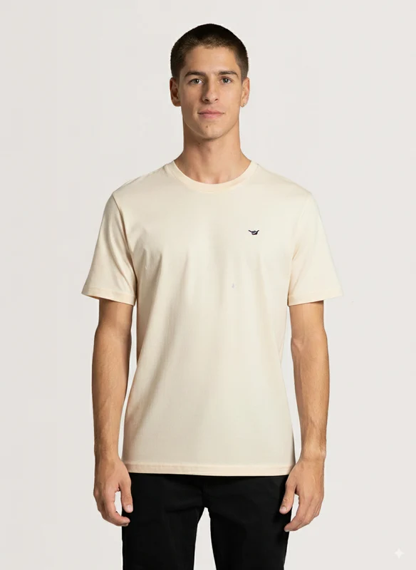 Camiseta Especial Hang Loose Basic Logo Off White G / Off White