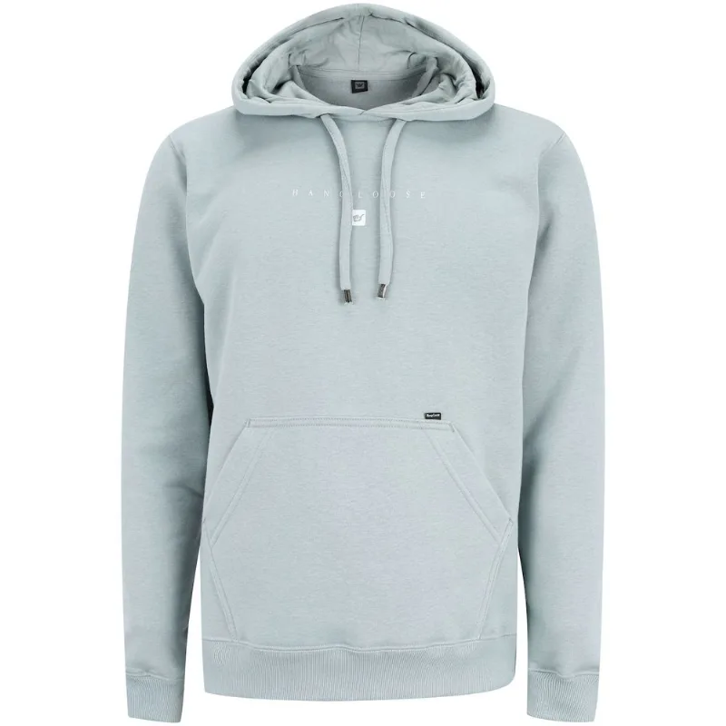 Blusa de Moletom Masculina Hang Loose Canguru com Capuz Cloud Azul P