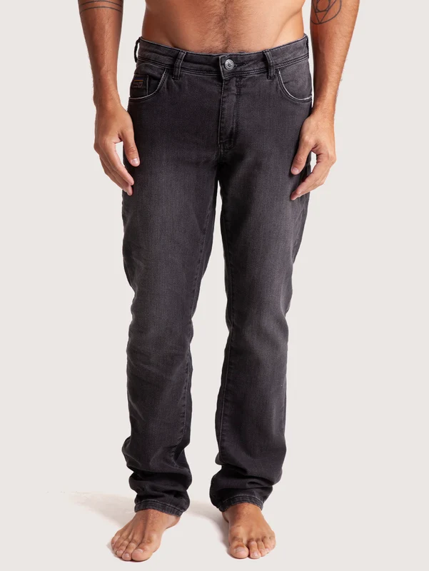 Calça Jeans Cinza Hang Loose 46 / CINZA