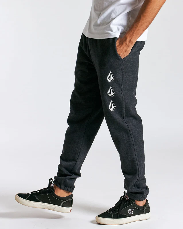 Calça Moletom Volcom Iconic Stone Preta P / MESCLA PRETO