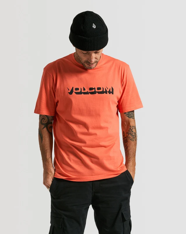 Camiseta Volcom Regular Stonedeep Vermelha P / Vermelho