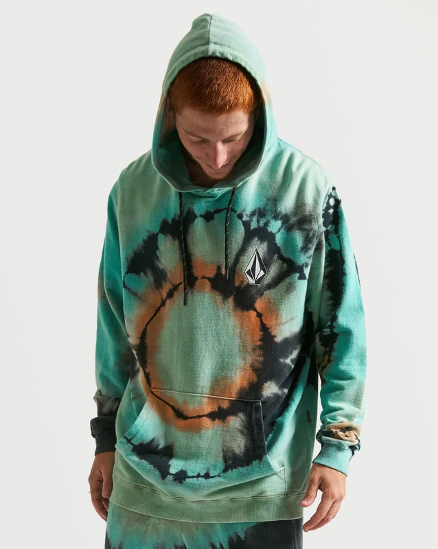 Moletom Volcom Canguru Iconic Dye G / Tie Dye