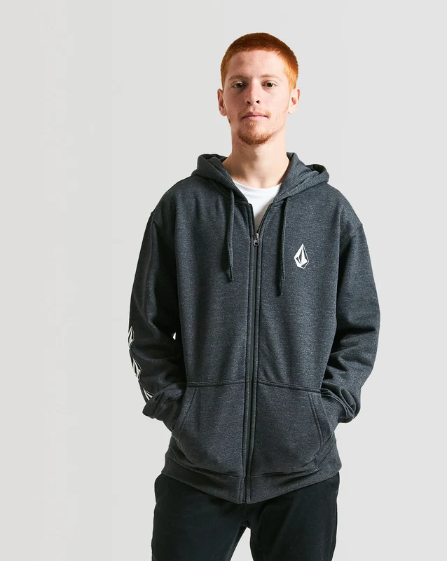 Moletom Volcom Canguru Iconic Preto GG / Preto